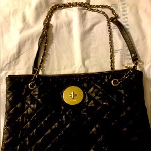 Women’s leather over the shoulder purse DKNY